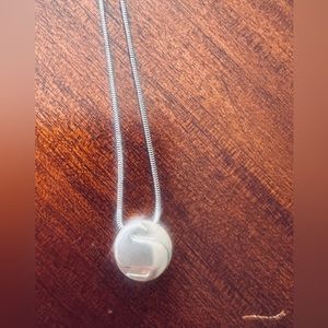 Vintage Tiffany and Co. S Initial Necklace Sterling Silver